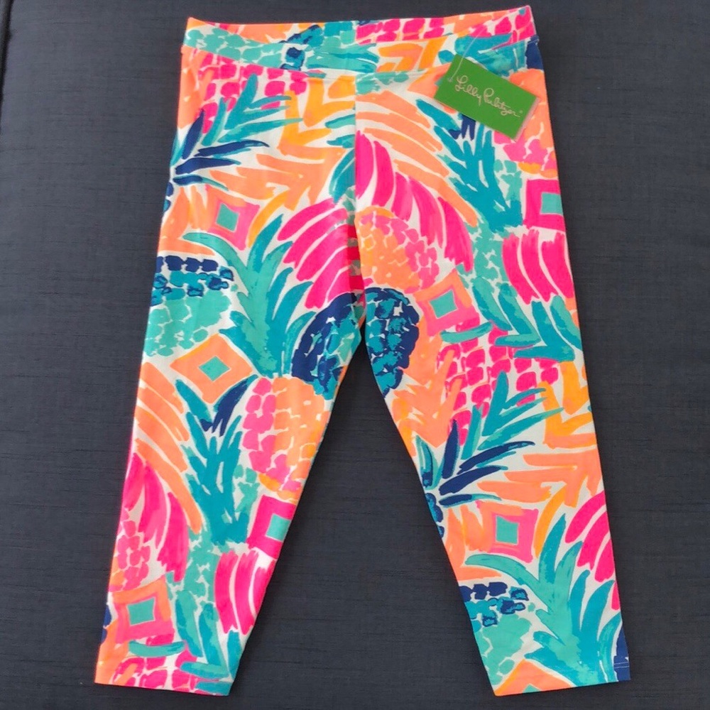 NWT Lilly Pulitzer girls XL Maia cropped legging